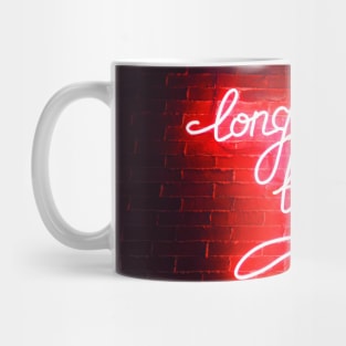 Neon bacon sign Mug